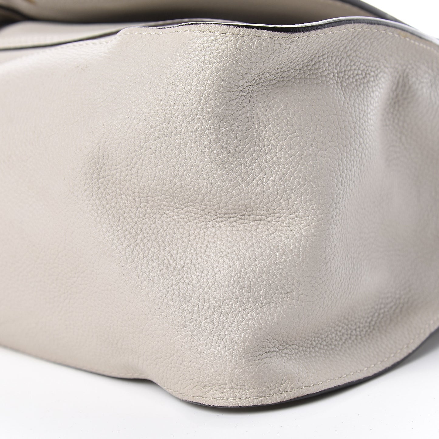 Calfskin Large Marcie Satchel Dove