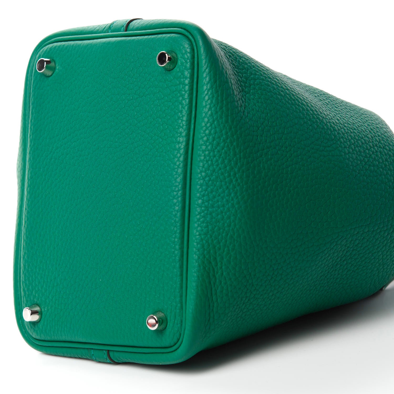 Hermes Taurillon Clemence Picotin Lock 18 PM Vert Vertigo 7 of 11