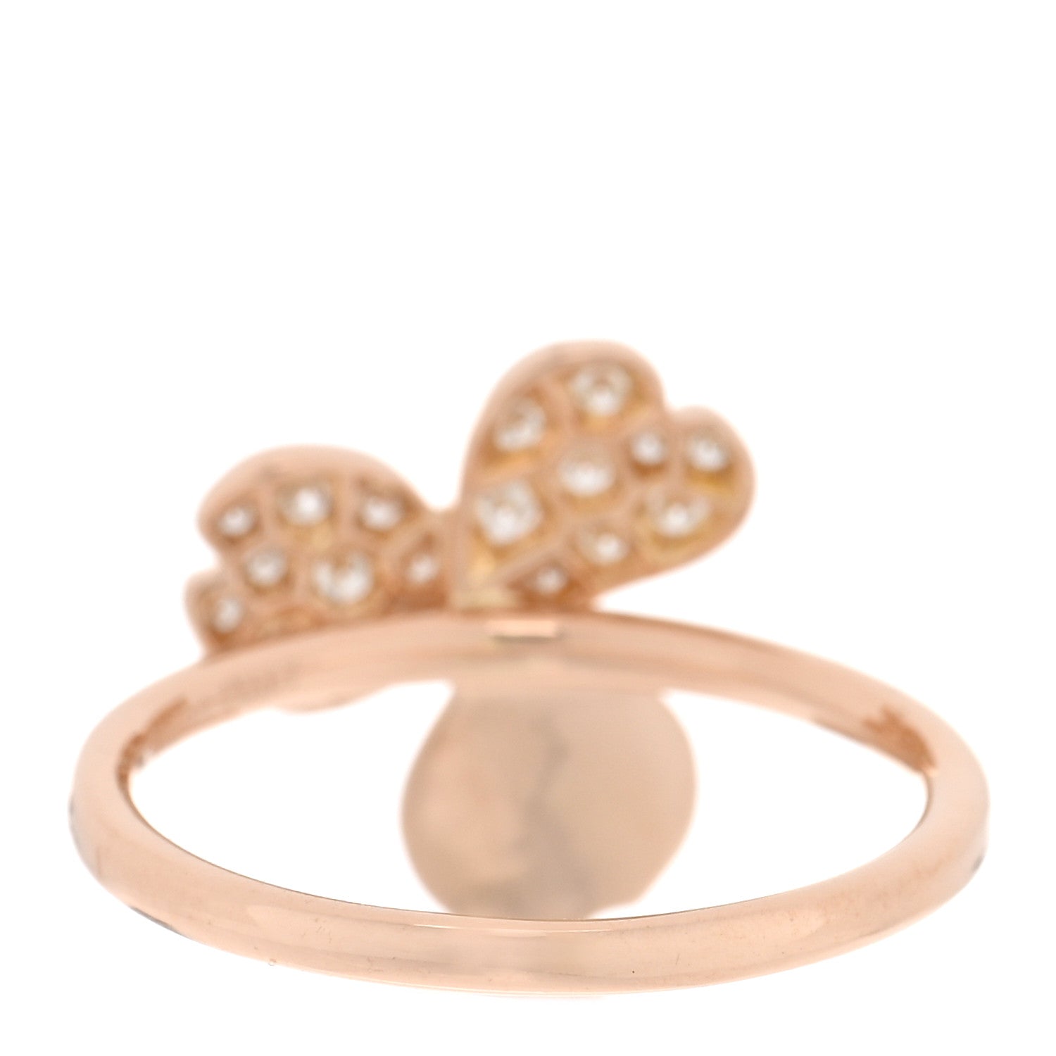 Tiffany 18K Rose Gold Diamond Paper Flowers Ring 49 5 3 of 5