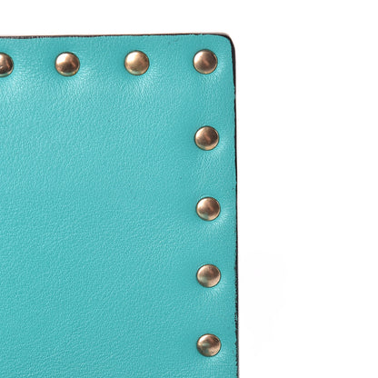 Valentino Garavani Vitello Small Rockstud Chain Flap Crossbody Bag Opaline Green 11 of 13