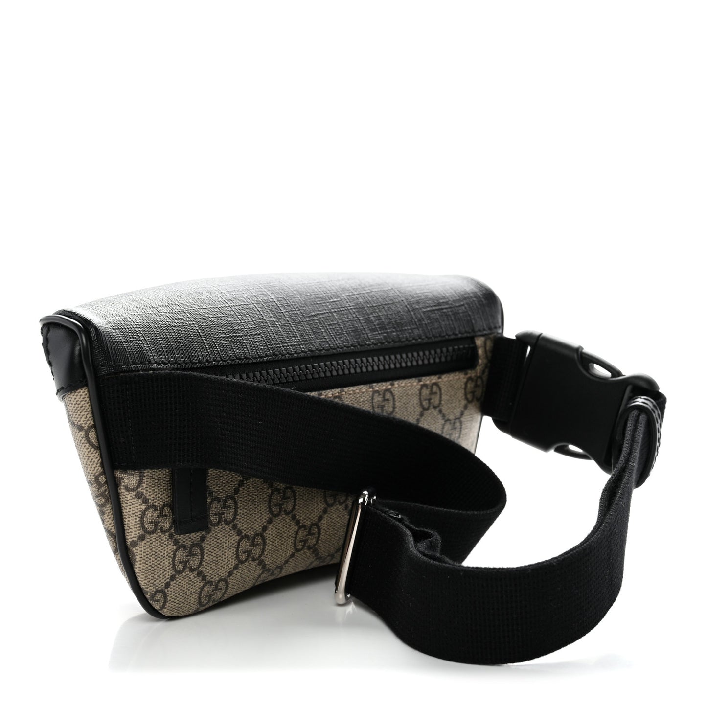 GG Supreme Monogram Belt Bag Black