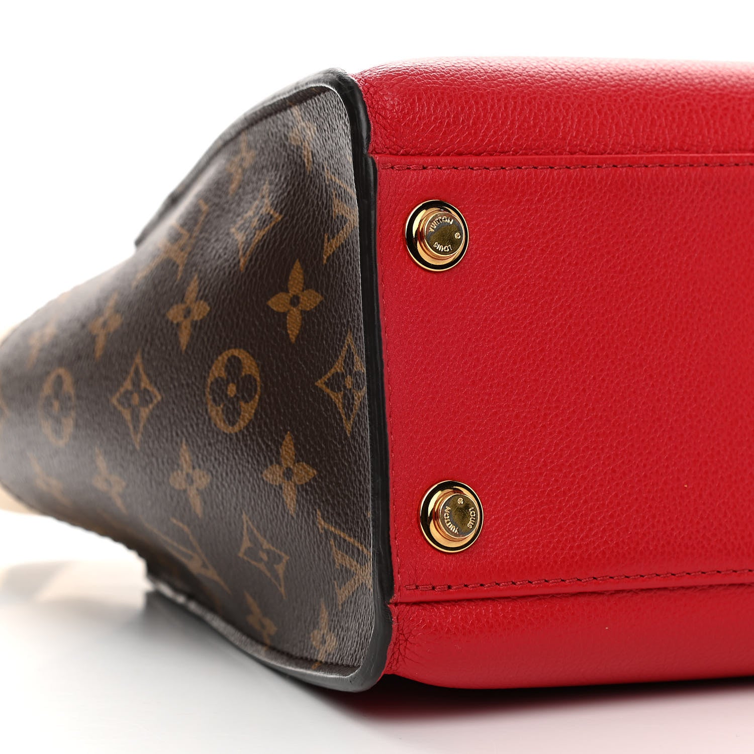 Louis Vuitton Calfskin Monogram On My Side Pirate Red 10 of 11