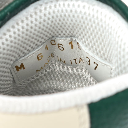 Saint Laurent Calfskin Mid Top Sneakers 37 Green 10 of 15