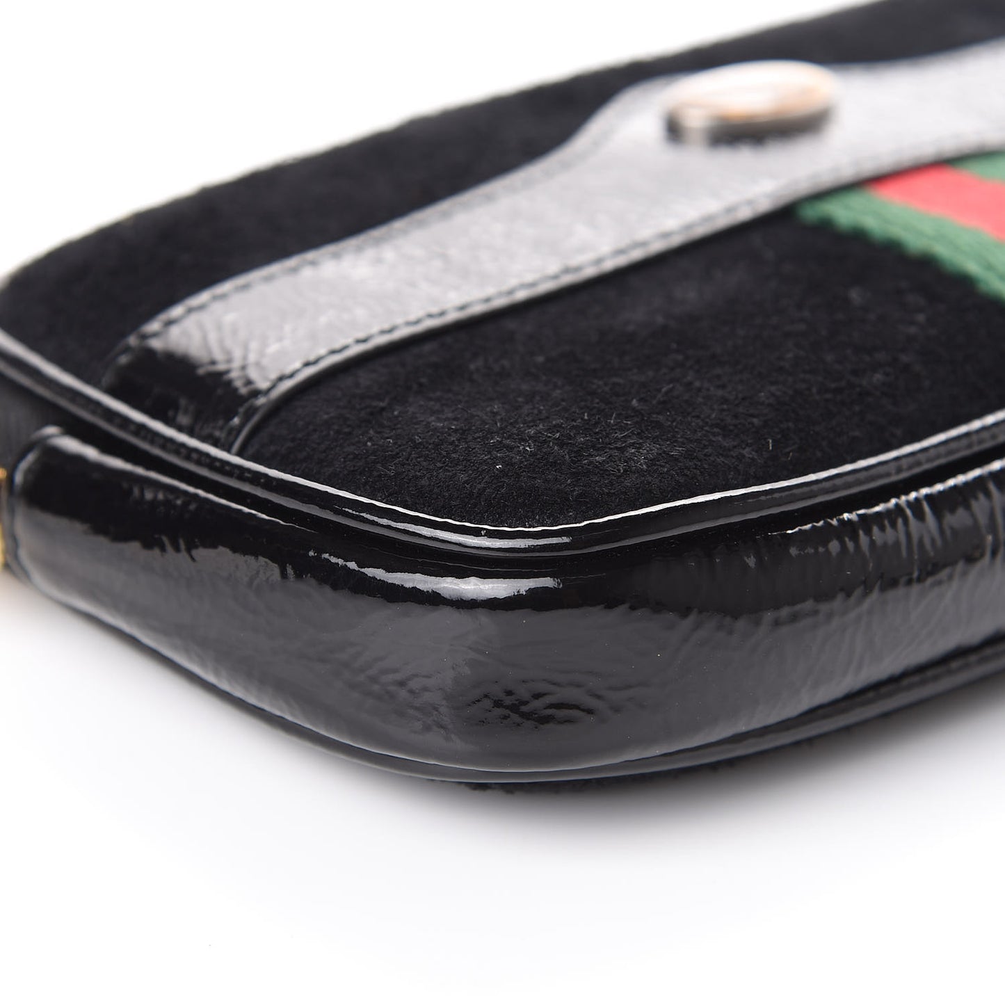 Suede Patent Ophidia Belted iPhone Case 85 34 Black