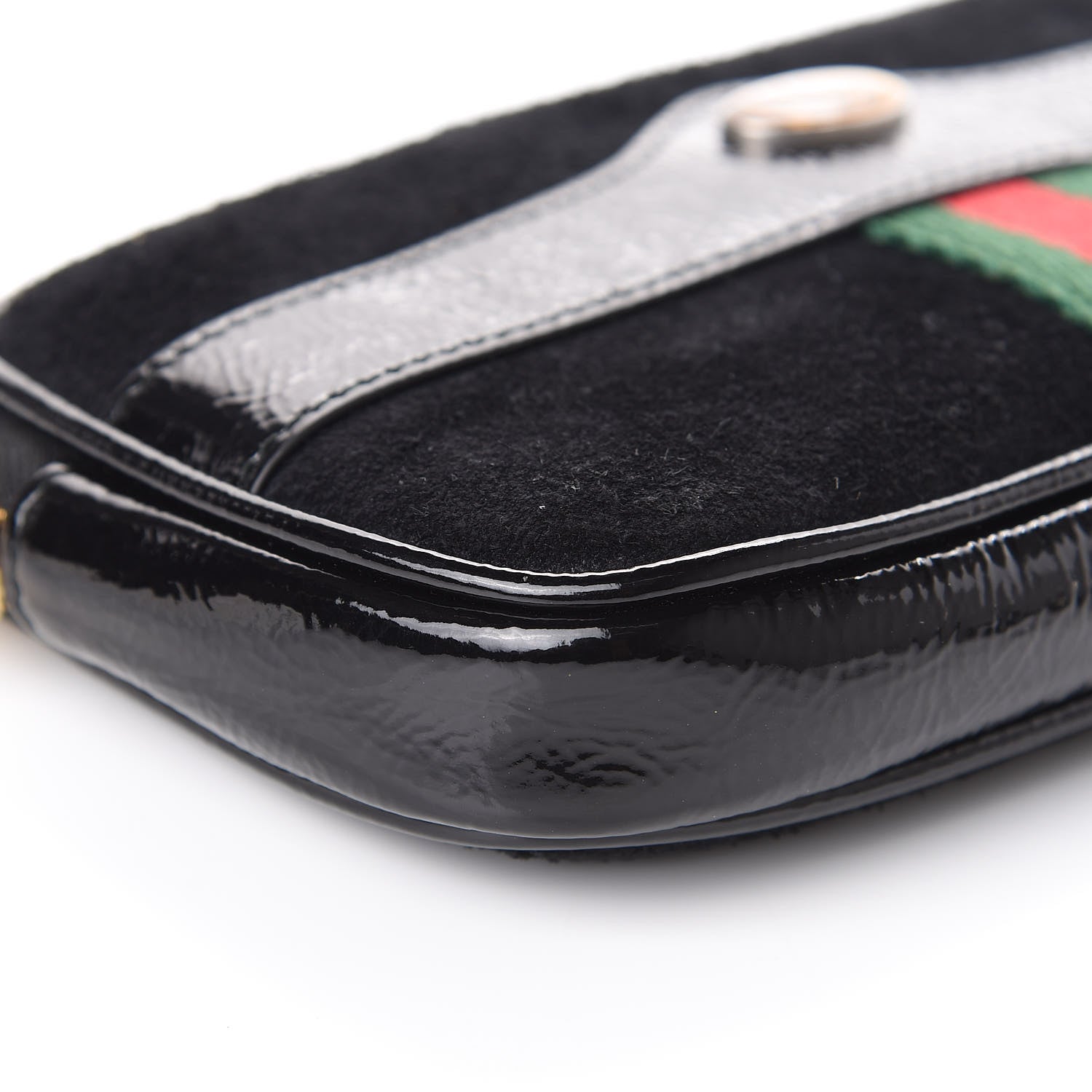 Gucci Suede Patent Ophidia Belted iPhone Case 85 34 Black 10 of 12