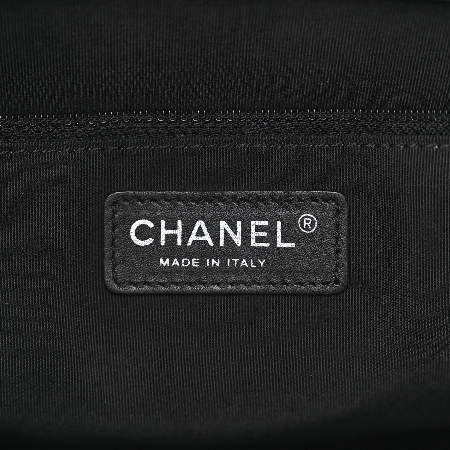 Chanel Lambskin Quilted Urban Delight Tote Black 6 of 10