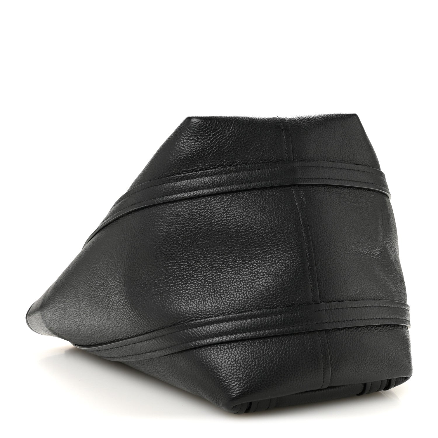 Balenciaga Grained Calfskin Small Everyday North South Shoulder Tote Bag Black 4 of 10