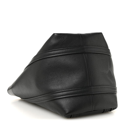 Balenciaga Grained Calfskin Small Everyday North South Shoulder Tote Bag Black 4 of 10