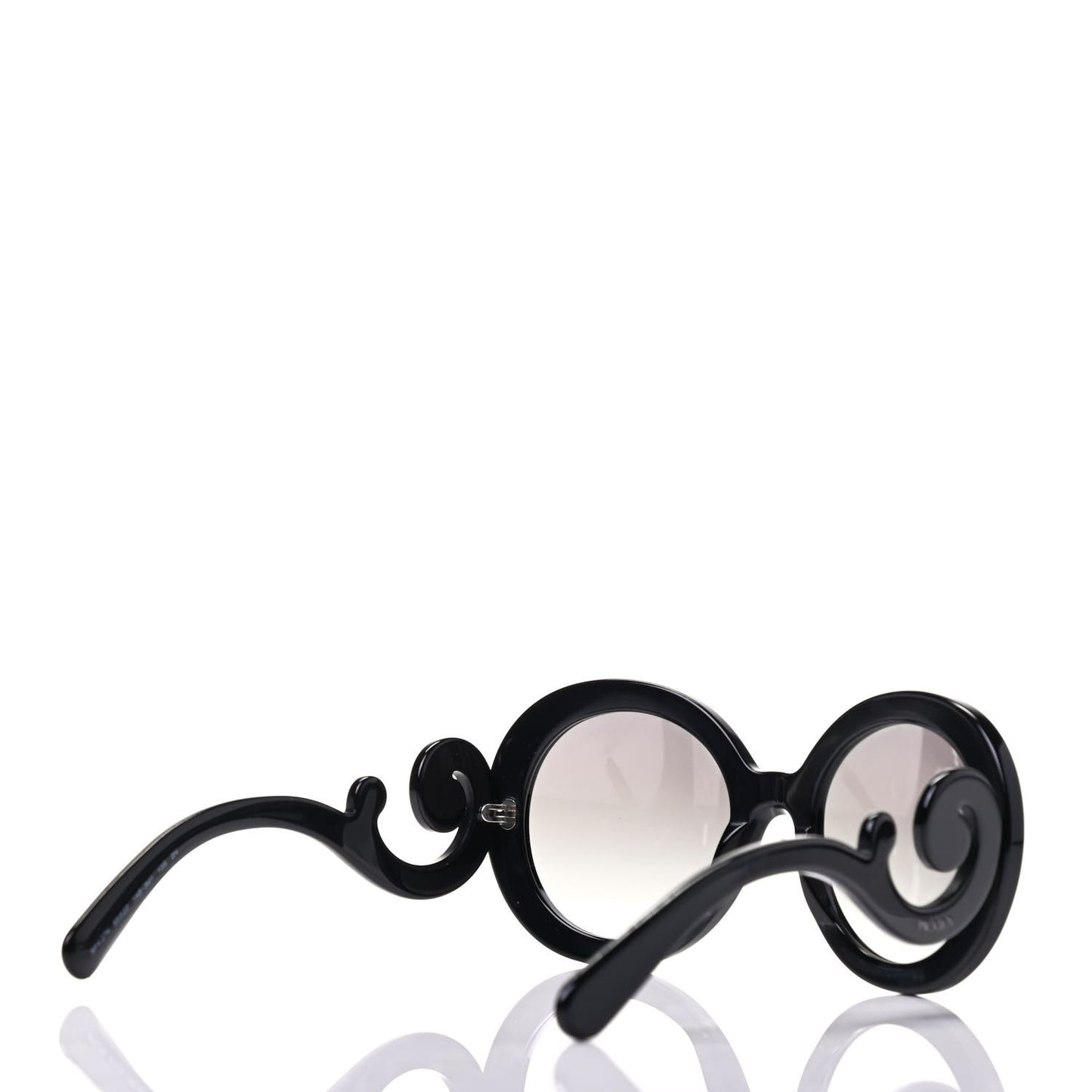 Acetate Baroque Sunglasses SPR 27N Black