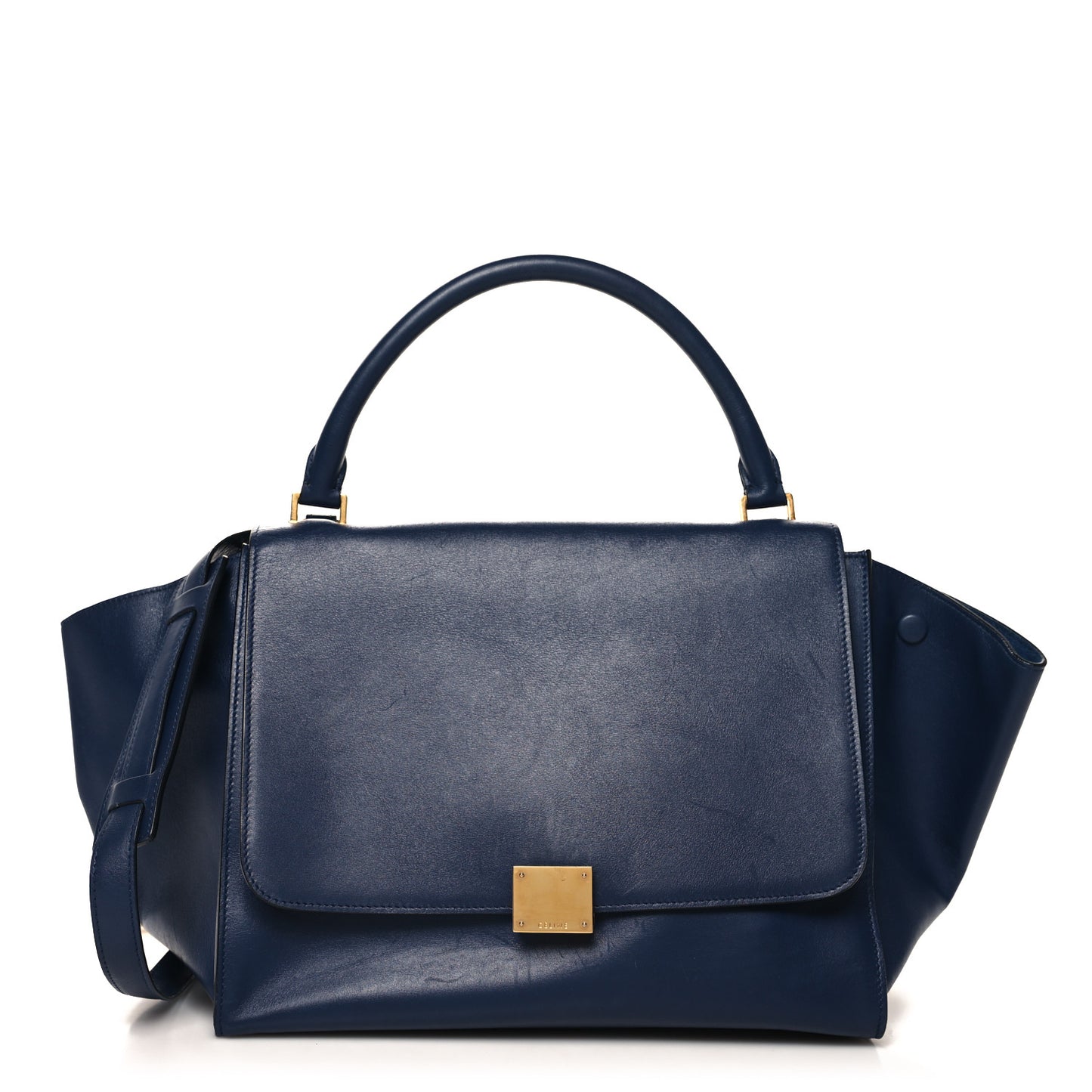 Smooth Calfskin Medium Trapeze Indigo