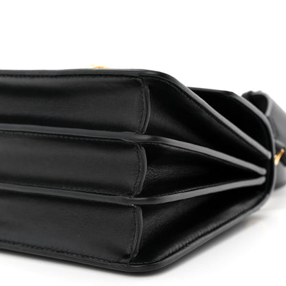 Bulgari Nappa Serpenti Forever Small Maxi Chain Top Handle Bag Black 10 of 10