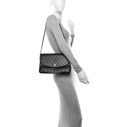 Chanel Lambskin Quilted Medium Single Flap Black 2 of 11