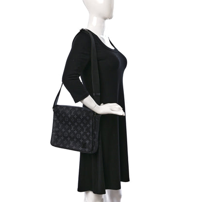 Louis Vuitton Monogram Eclipse District PM NM Black 2 of 11