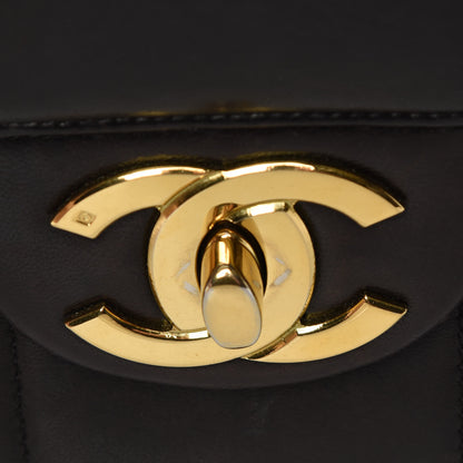Chanel Lambskin Vertical Quilt Jumbo Single Flap Black 13 of 21