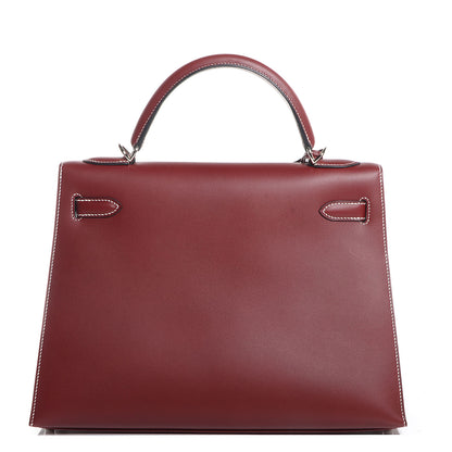 Hermes Chamonix Kelly Sellier 32 Rouge H 21 of 24