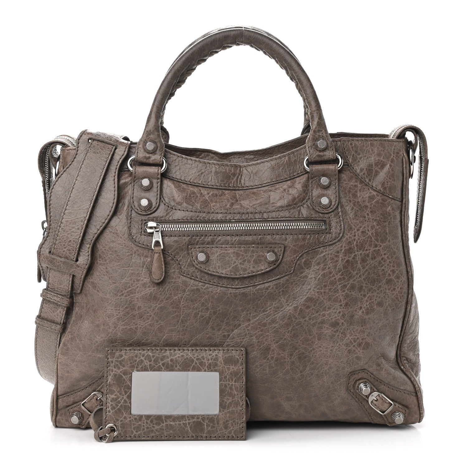 Balenciaga Agneau Giant 12 Silver Hardware Velo Gris Poivre 1 of 12