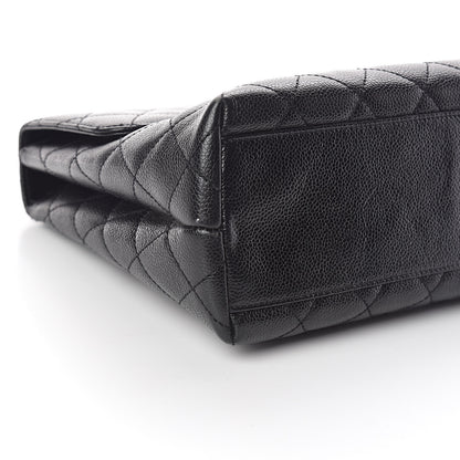 Chanel Caviar Quilted Jumbo Kelly Flap Black 10 of 18