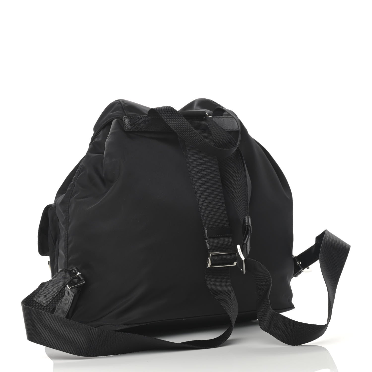 Prada Re-Nylon Saffiano Medium Backpack Black 4 of 14