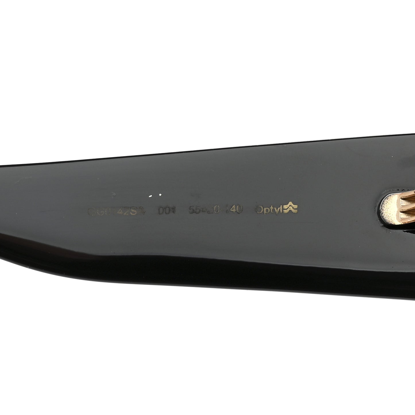 Acetate Square Frame Sunglasses GG0142SA Black
