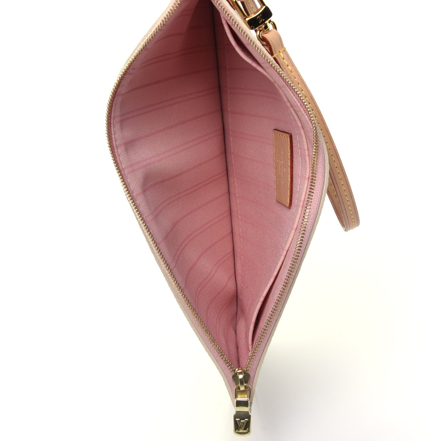 Louis Vuitton Damier Azur Neverfull MM GM Pochette Rose Ballerine 3 of 4