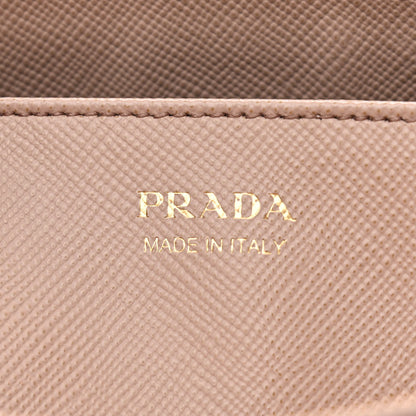 Prada Saffiano Small Galleria Double Zip Tote Cammeo 6 of 8