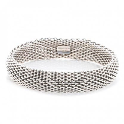 Tiffany Sterling Silver Somerset Mesh Bracelet 1 of 5