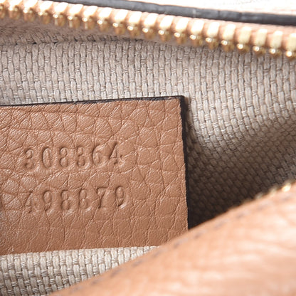 Gucci Pebbled Calfskin Small Soho Disco Bag Camelia 8 of 10