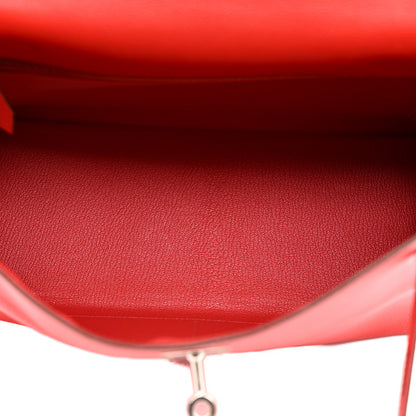 Hermes Evercolor Kelly Retourne 28 Rouge Tomate 5 of 18