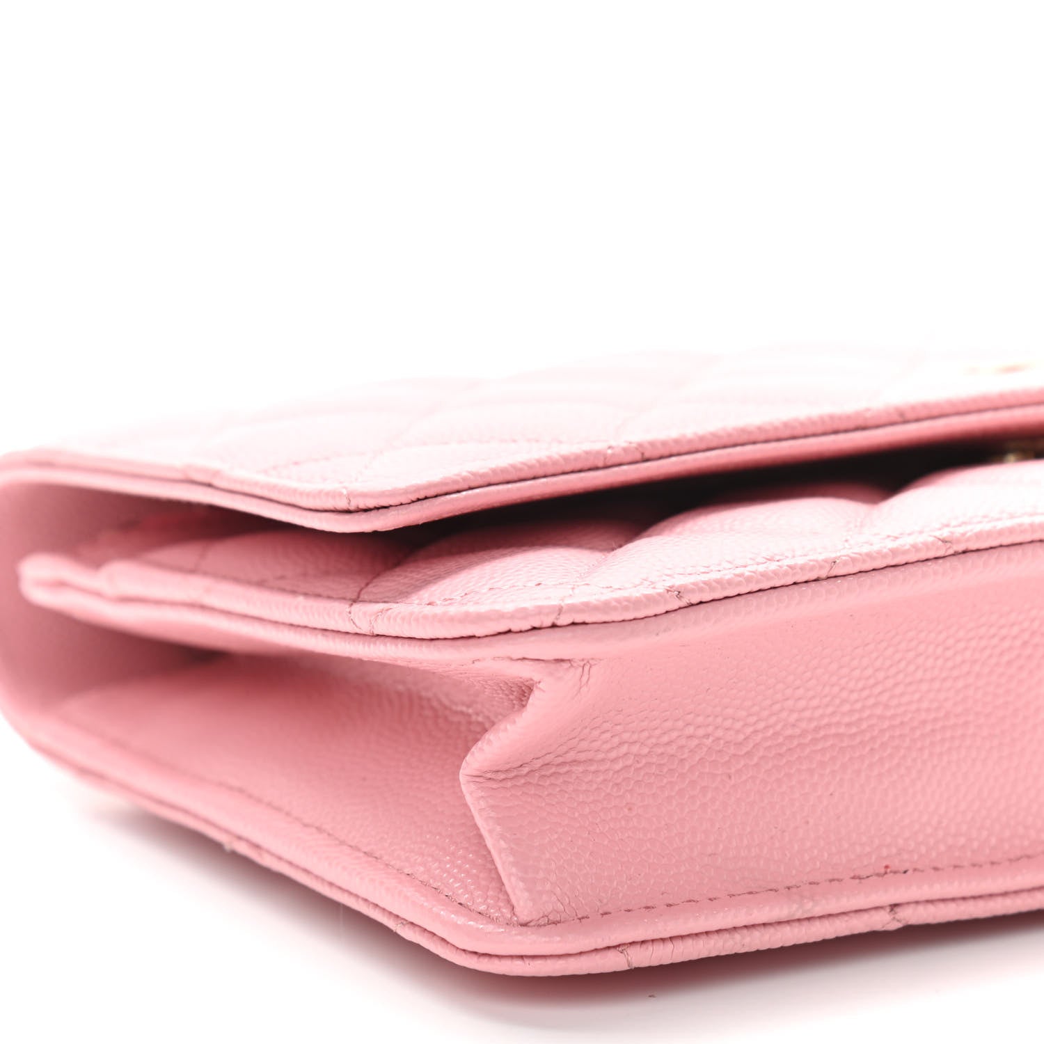 Chanel Caviar Quilted Wallet On Chain WOC Light Pink 12 of 14