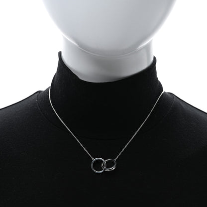 Tiffany Sterling Silver 1837 Interlocking Circles Pendant Necklace 2 of 4