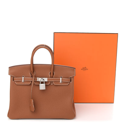 Hermes Togo Birkin 25 Gold 11 of 11