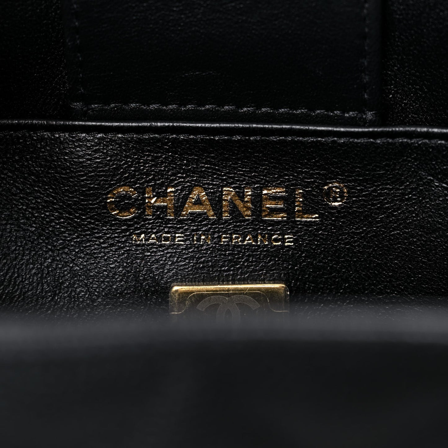 Caviar Quilted Mini Bucket Bag Black