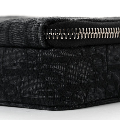 Christian Dior Oblique Zipped With Strap Pouch Black 12 of 13