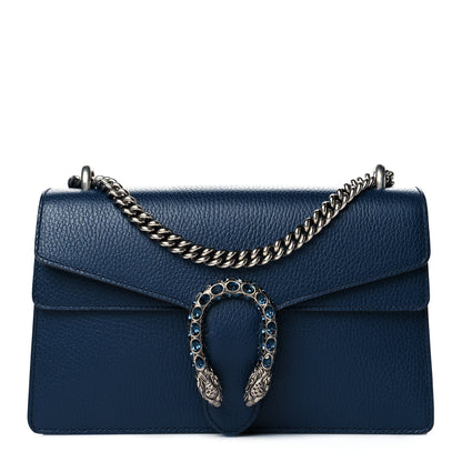 Gucci Dollar Calfskin Crystal Small Dionysus Shoulder Bag Blue Agata Montana Sapphire 1 of 11