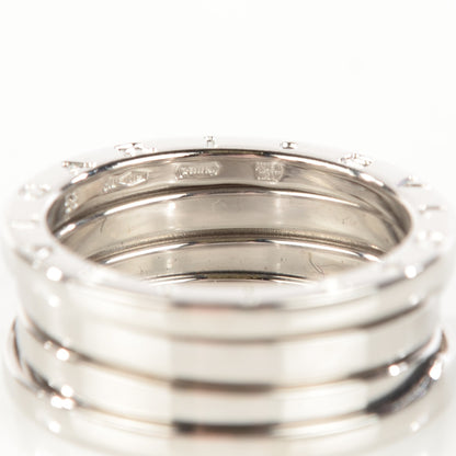 Bulgari 18K White Gold B.Zero1 3 Band Ring 58 8.5 5 of 6