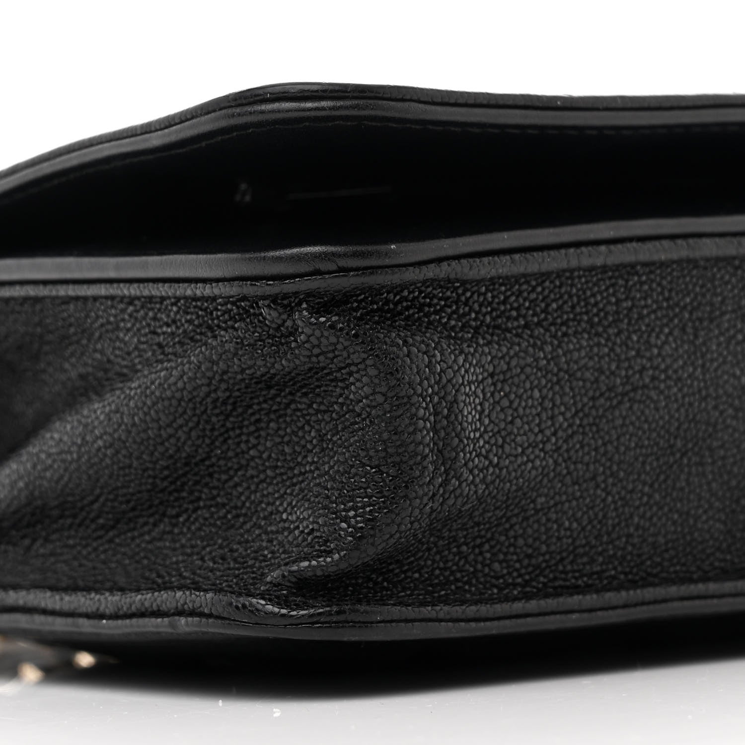 Chanel Caviar Quilted Boy Wallet On Chain WOC Black 10 of 14