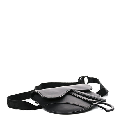 Christian Dior Ultra Matte Calfskin Saddle Belt Bag Black 4 of 11