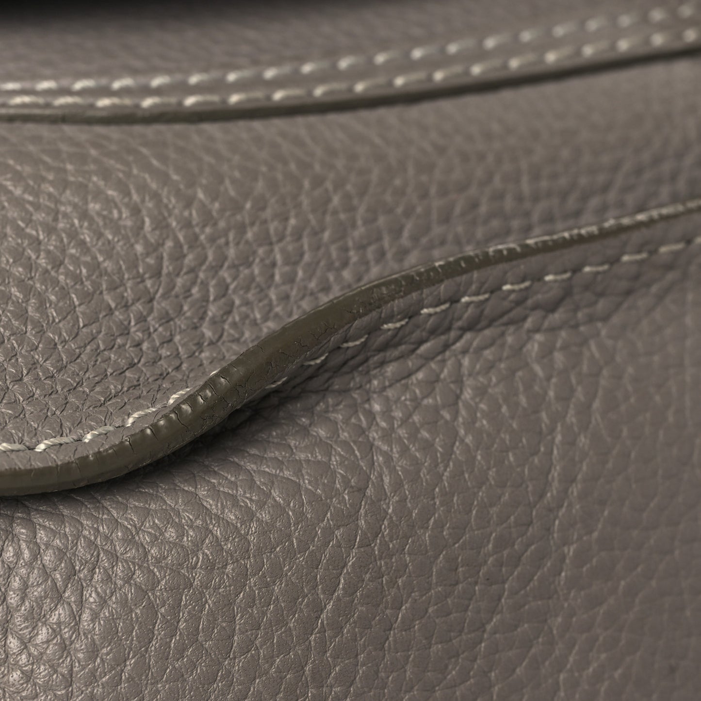 Calfskin Medium Marcie Satchel Cashmere Grey