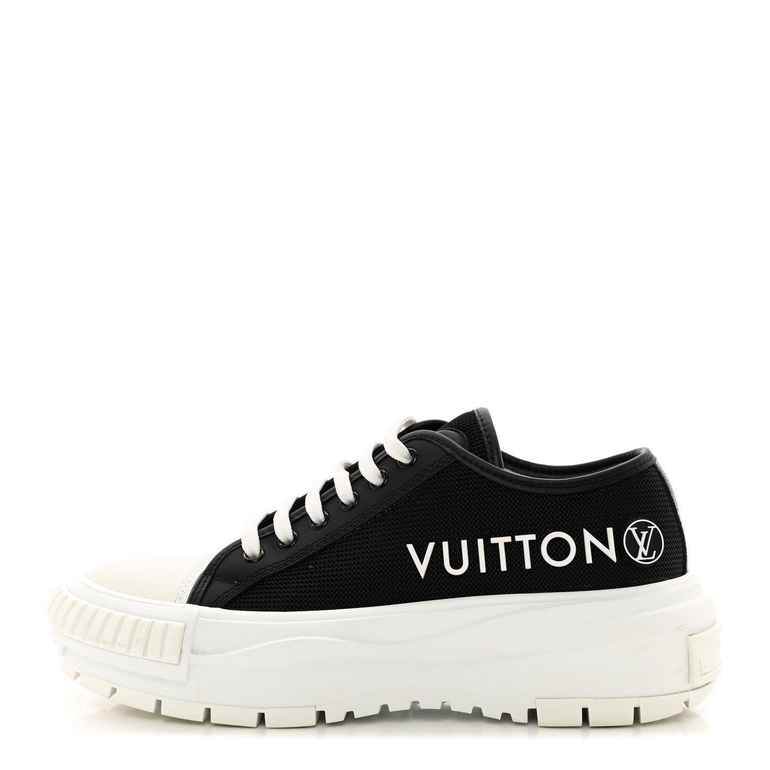 Louis Vuitton Canvas LV Squad Sneakers 38 Black 1 of 13