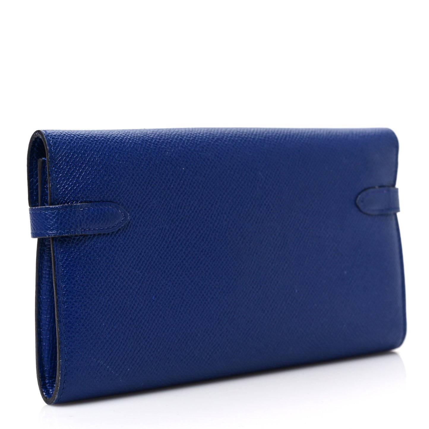 Epsom Kelly Longue Wallet Bleu Electrique