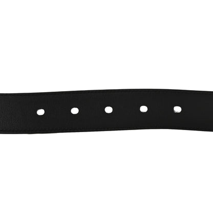 Saint Laurent Calfskin Monogram Square Buckle Belt 80 32 Black 4 of 6