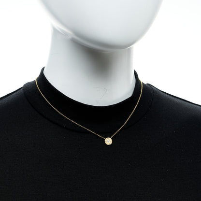Tiffany 18K Yellow Gold Diamond 1837 Circle Pendant Necklace 2 of 7