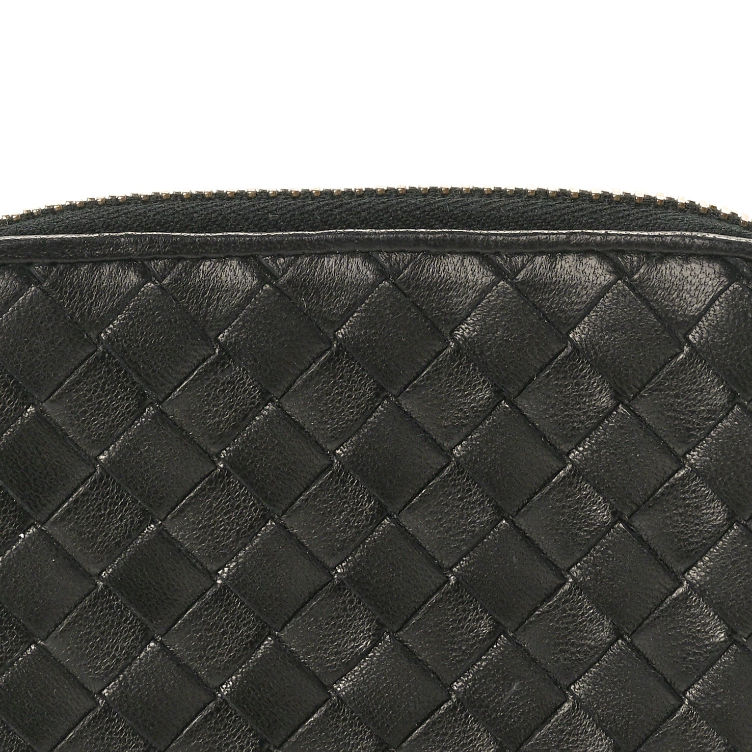 Bottega Veneta Nappa Intrecciato Zip Around Coin Purse Black 8 of 8