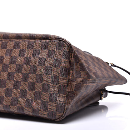 Louis Vuitton Damier Ebene Neo Neverfull MM Rose Ballerine 8 of 8