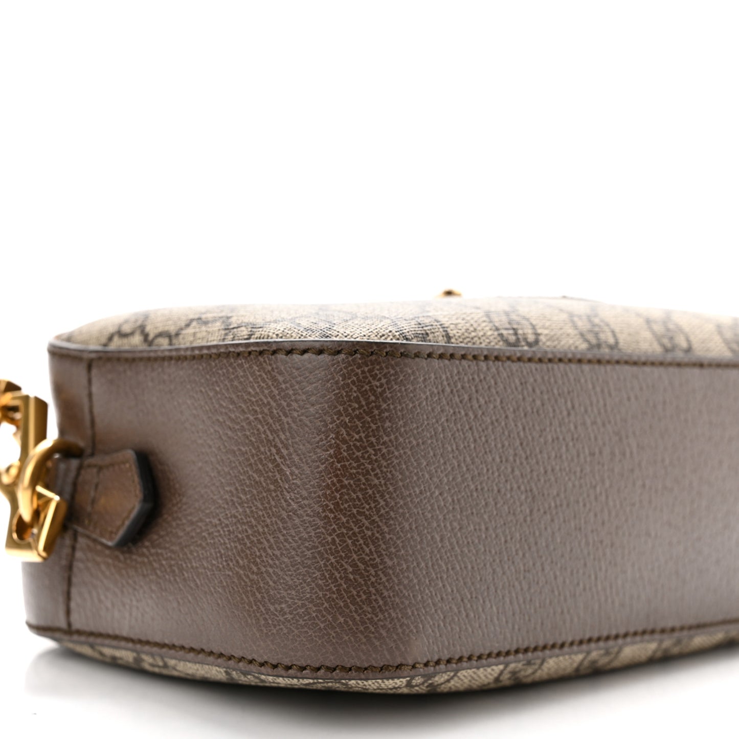 GG Supreme Monogram Web Neo Vintage Shoulder Bag Beige New Acero Crop