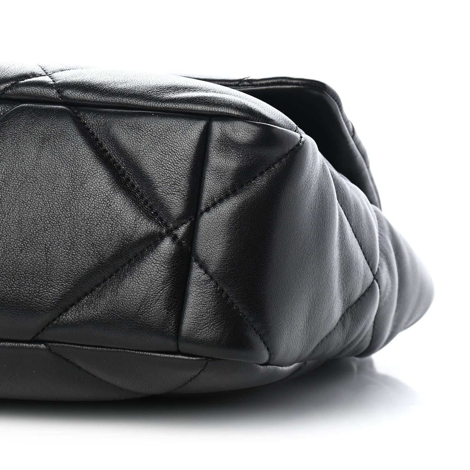 Chanel Lambskin Quilted Large Chanel 19 Flap Black 9 of 9