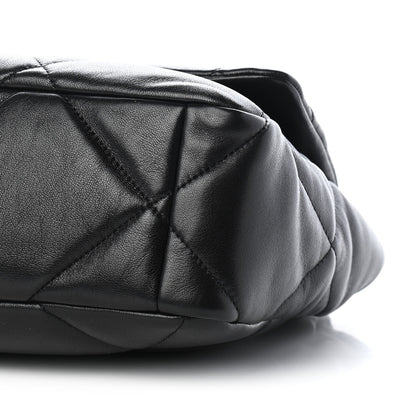 Chanel Lambskin Quilted Large Chanel 19 Flap Black 9 of 9