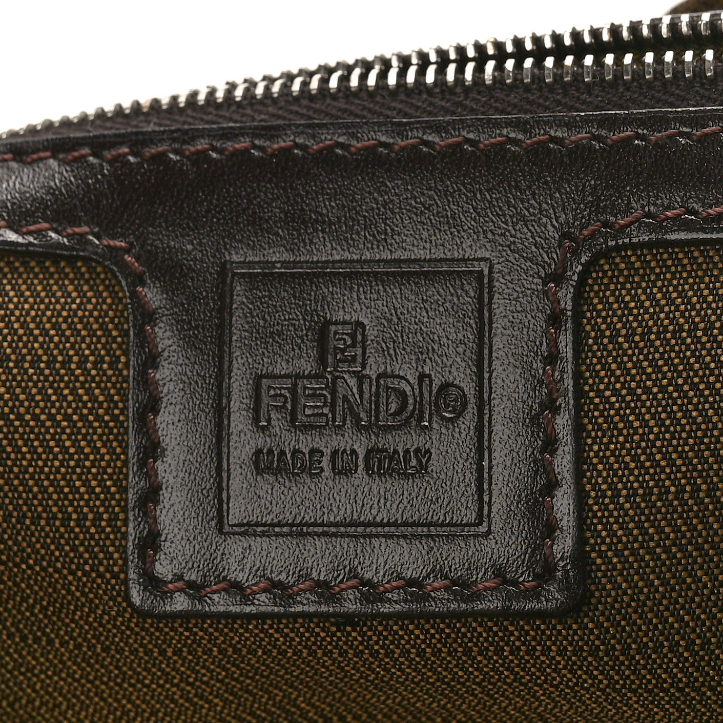 Fendi Zucca Baguette Shoulder Bag Tobacco 6 of 10