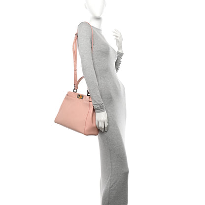 Fendi Checkered Sequin Medium Peekaboo Iconic Satchel Multicolor 2 of 11