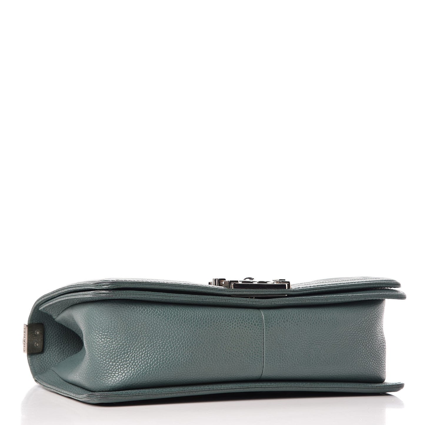 Caviar Quilted Medium Boy Flap Dark Green